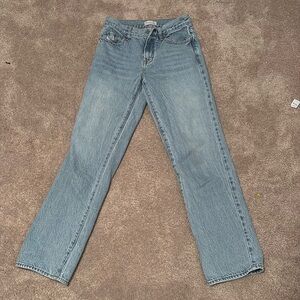 Baggy straight leg boyfriend jeans